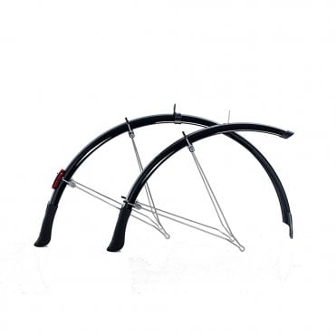 F42 Deluxe 700 x 42mm Black Mudguards