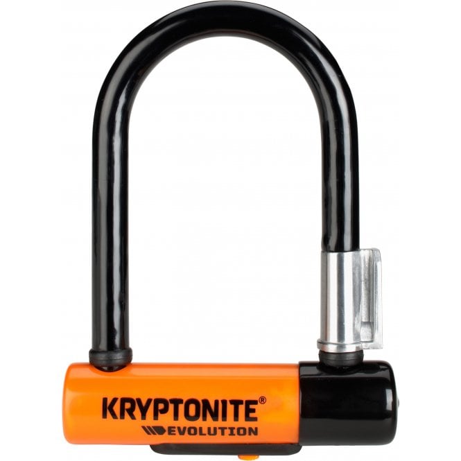 Kryptonite Evolution Mini-5 Lock with FlexFrame U Bracket - Sold Secure Gold