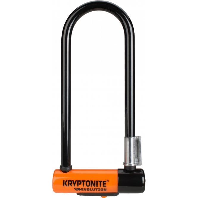 Kryptonite Evolution Mini-9 Lock with FlexFrame U Bracket - Sold Secure Gold