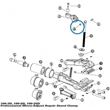 Handle Screw Cap - 100-3D/5D/25D, 100-7X