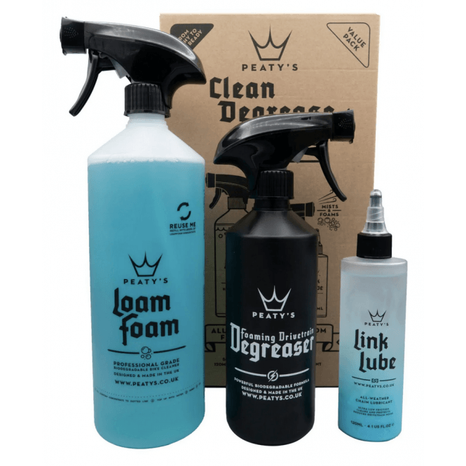 Peatys Wash Degrease Lubricate Bicycle Cleaning Kit