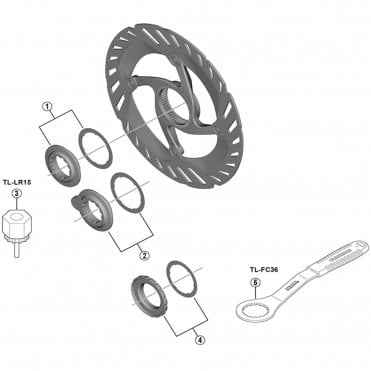 EW-SS302 lock ring with magnet and washer
