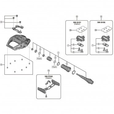 PD-M545 right hand lock bolt