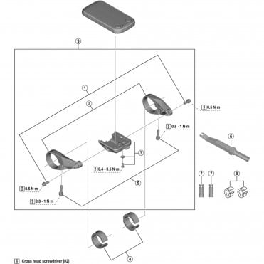 SC-E6010 clamp screw, M4 x 20 mm 2 pack